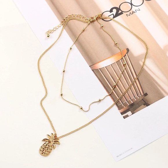 NEW🔥 pineapple🍍 Style Layered Choker - Picture 6 of 7